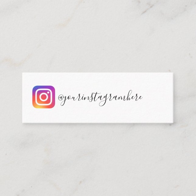 tarjeta de visita de instagram (Anverso)