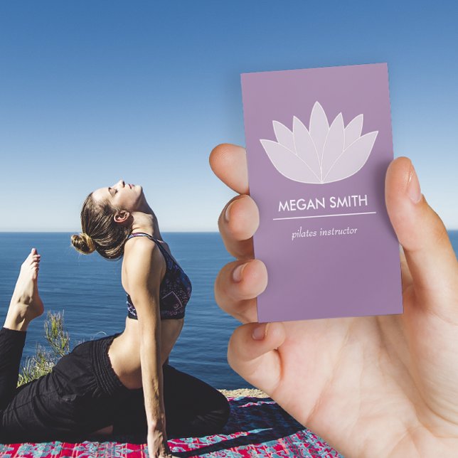 Tarjeta de visita de instructor de yoga, instructo (Subido por el creador)