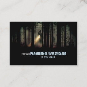 Tarjeta de visita de Investigador Paranormal 2
