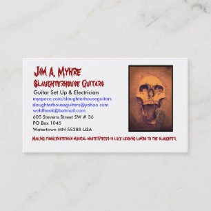 Tarjeta de visita de Jim'Z