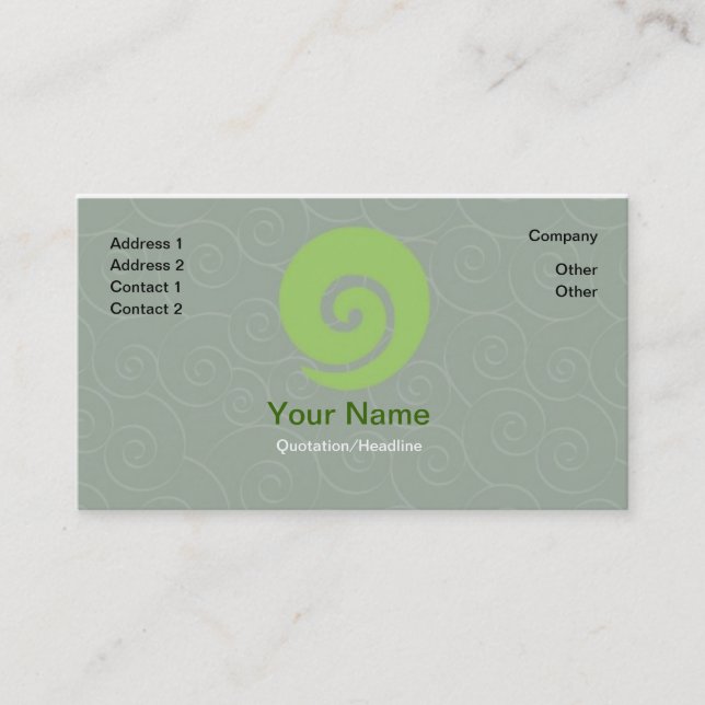 Tarjeta de visita de Koru (Anverso)