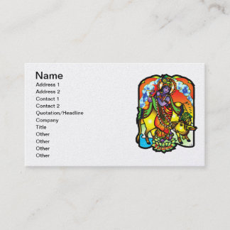 Tarjeta de visita de Krishna