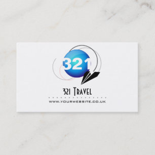 Tarjeta de visita de la agencia de viajes (versión
