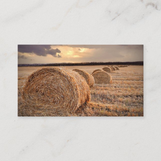 Tarjeta de visita de la agricultura granjero AG de (Anverso)