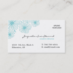 Tarjeta de visita de la amapola