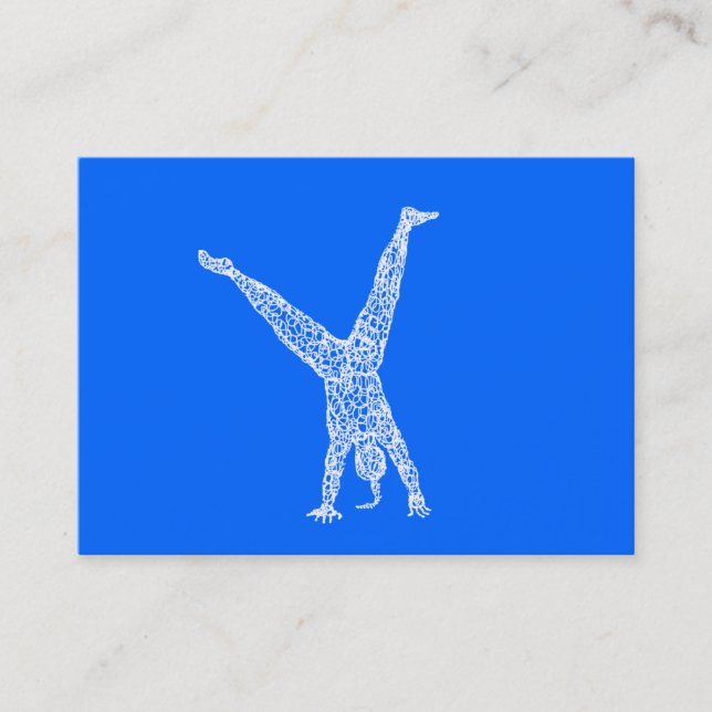 Tarjeta de visita de la aptitud (Anverso)