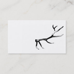 Tarjeta de visita de la asta de los alces