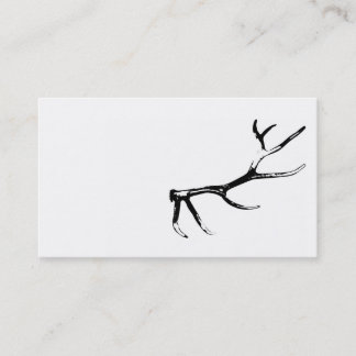 Tarjeta de visita de la asta de los alces