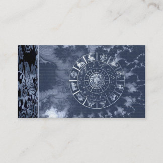 Tarjeta de visita de la astrología