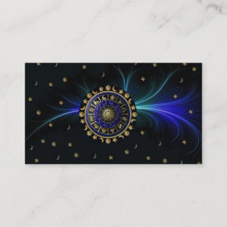 Tarjeta de visita de la astrología