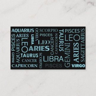 Tarjeta de visita de la ASTROLOGÍA