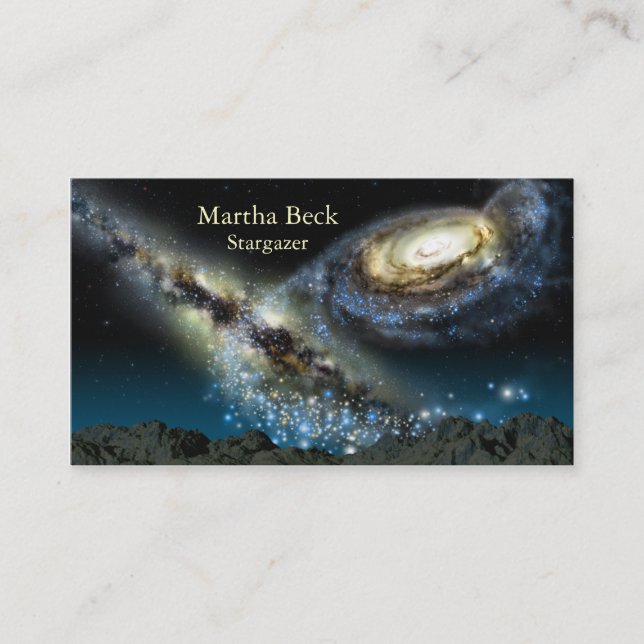 Tarjeta de visita de la astronomía (Anverso)