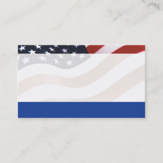 Tarjeta de visita de la bandera