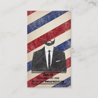 Tarjeta de visita de la barbería