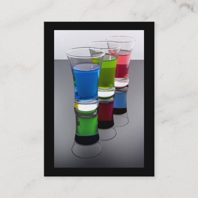 Tarjeta de visita de la barra (Anverso)