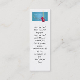 Tarjeta de visita de la bendición de Aaronic y de