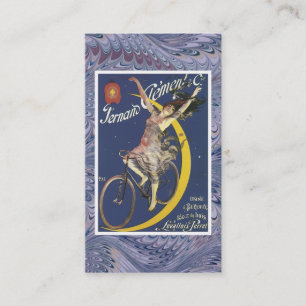Tarjeta de visita de la bicicleta del vintage