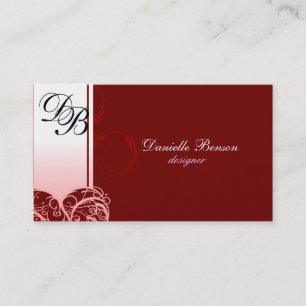 Tarjeta de visita de la boda
