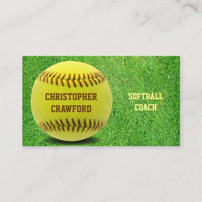 Tarjeta de visita de la bola del coche del (Anverso)