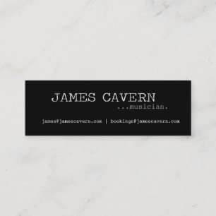 Tarjeta de visita de la caverna de James