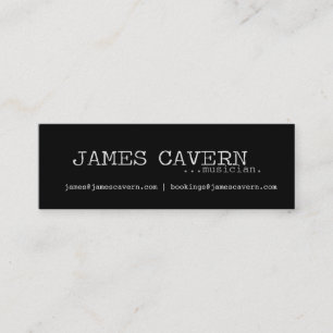 Tarjeta de visita de la caverna de James