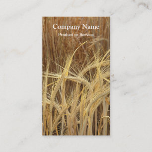 Tarjeta de visita de la cebada