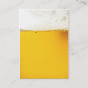 Tarjeta de visita de la cerveza