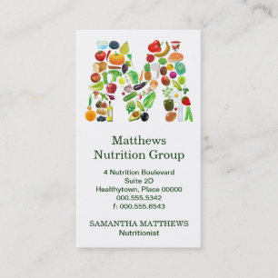 Tarjeta de visita de la cita del monograma M del