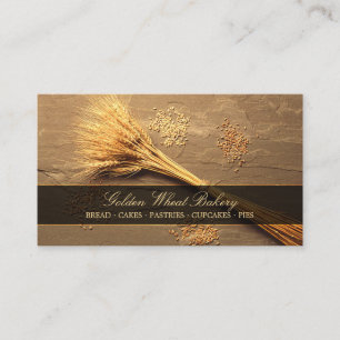 Tarjeta de visita de la comida del Patisserie de