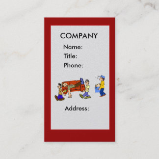 Tarjeta de visita de la compañía móvil