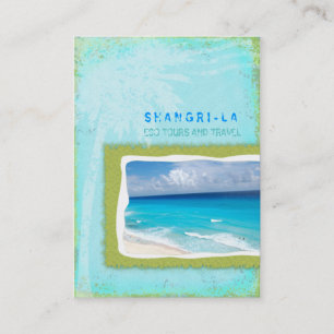 Tarjeta De Visita De la CROMATOGRAFÍA GASEOSA de Shangri-La turques