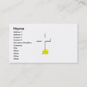 Tarjeta de visita de la Cruz Blanca