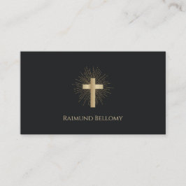 Tarjeta de visita de la Cruz de Oro Santa