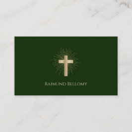 Tarjeta de visita de la Cruz de Oro Santa