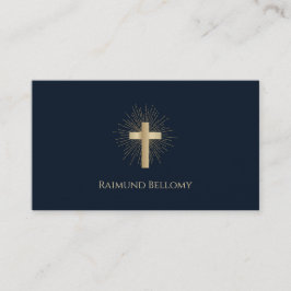 Tarjeta de visita de la Cruz de Oro Santa