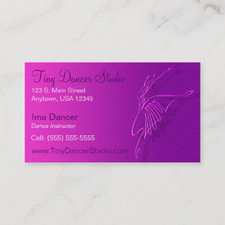 Tarjeta de visita de la danza