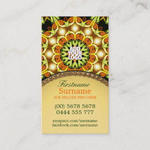 Tarjeta de visita de la edad de la energía de