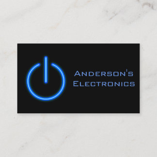 Tarjeta de visita de la electrónica