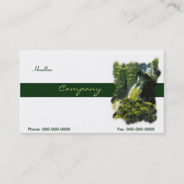 Tarjeta de visita de la energía (Anverso)