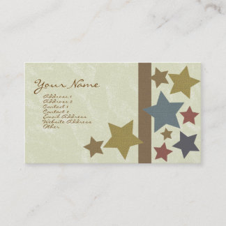 Tarjeta de visita de la estrella