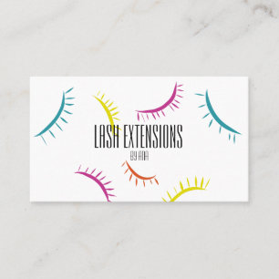 Tarjeta de visita de la extensión del latigazo de