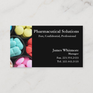 Tarjeta de visita de la farmacia