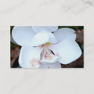 Tarjeta de visita de la flor