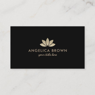 Tarjeta de visita de la flor de Lotus del