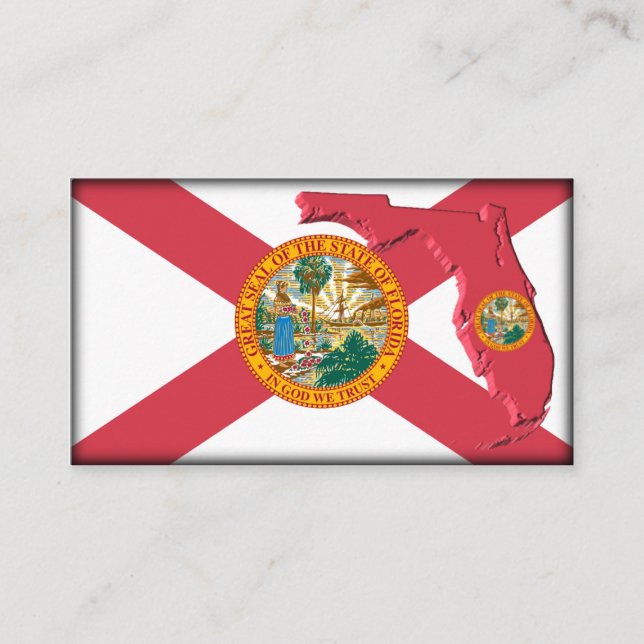 Tarjeta de visita de la Florida (Anverso)