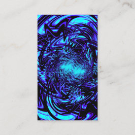 Tarjeta de visita de la fluorescencia