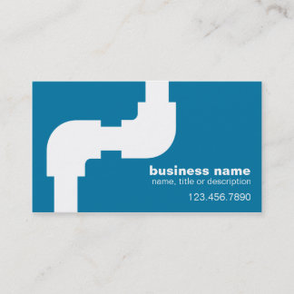 tarjeta de visita de la fontanería