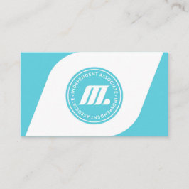Tarjeta de visita de la forma de M