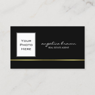 Tarjeta de visita de la foto de las propiedades