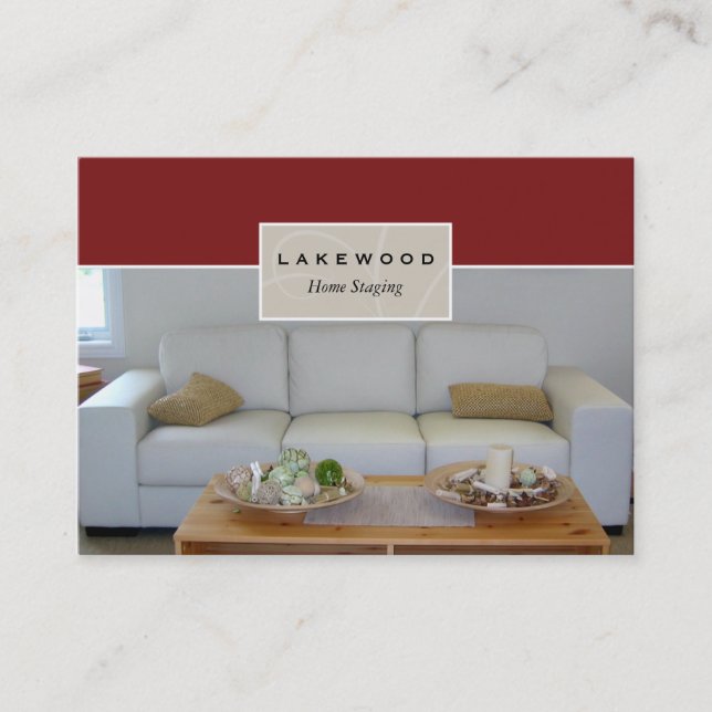 Tarjeta de visita de la foto del (Anverso)